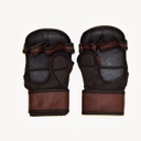 Gants d'entrainement de Boxe Marron &amp; Noir (Large/X-Large)