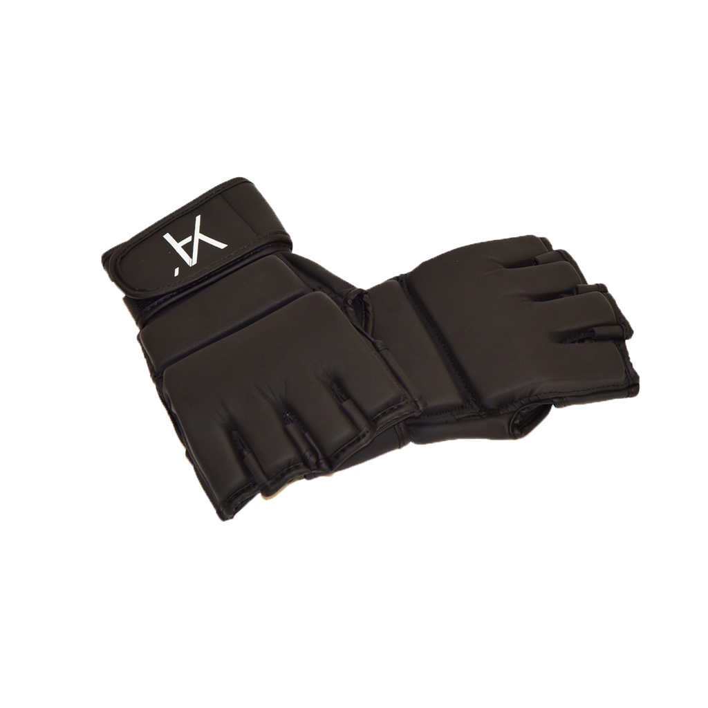 MMA Gloves All Black (Large/ X-Large)