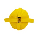 YA'ELASKO Home Collection &quot;Balle &amp; Strap&quot; Yellow Leather